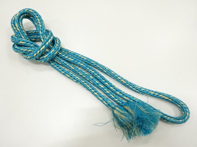 JAPANESE KIMONO / HAND-TIED OBIJIME CORD